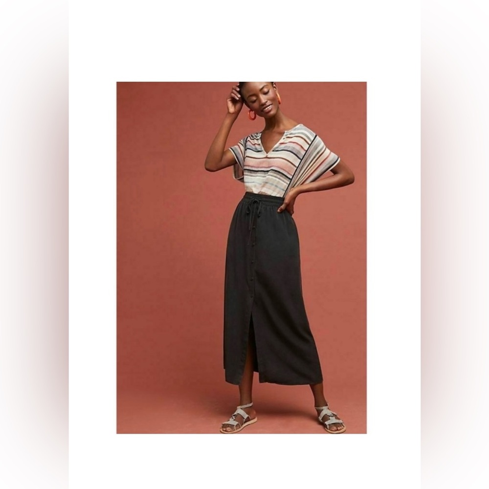 Anthropologie Drawstring Skirt